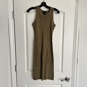 Rachel Zoe Olive Ribbed Knit Top